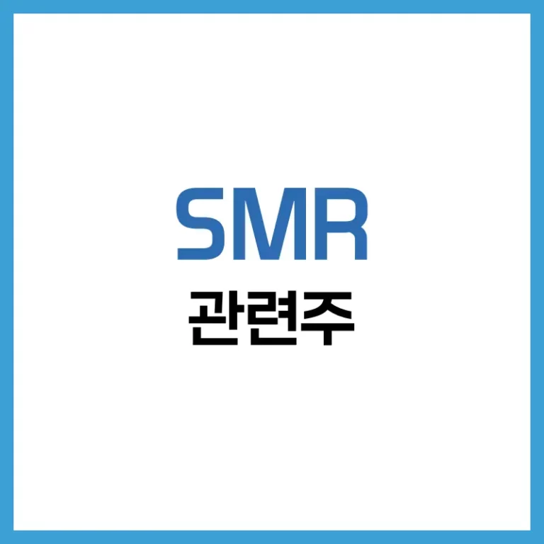 2025년 SMR 관련주 완전 정복: 국내외 대장주부터 ETF 투자전략까지 3 SMR 관련주