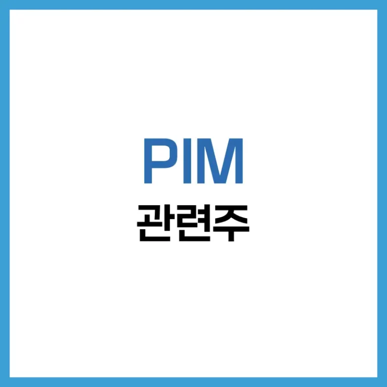 PIM 관련주 투자 가이드 | AI 시대를 여는 차세대 반도체 종목 분석 4 PIM