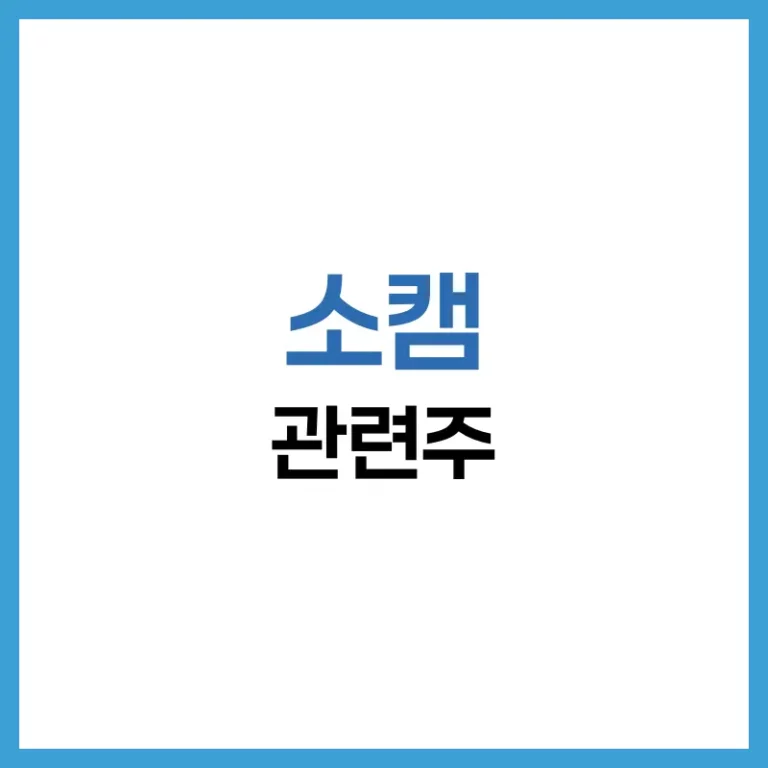 소캠 관련주: 차세대 메모리 전쟁의 승자와 SOCAMM 관련 대장주 4 소캠
