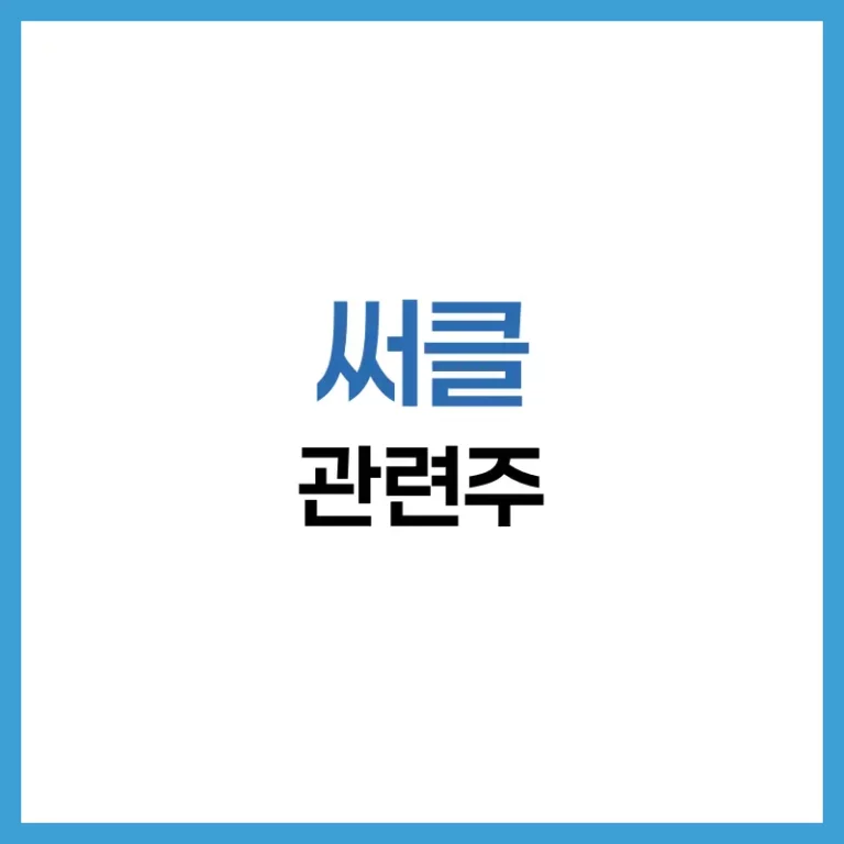 써클 관련주 2025 – 글로벌‧국내 수혜주부터 리스크·투자전략까지 5 써클관련주