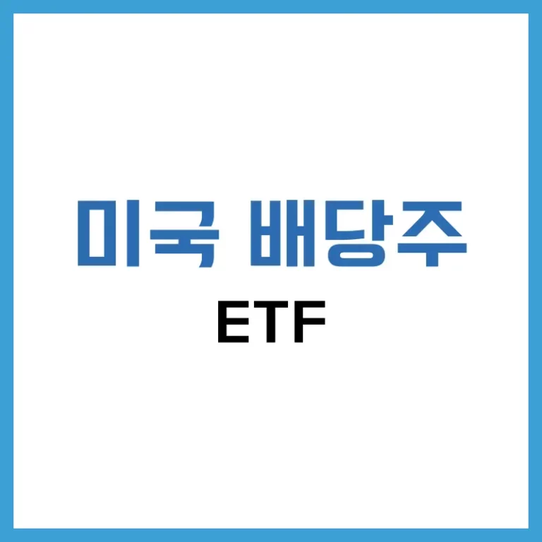 미국배당주ETF